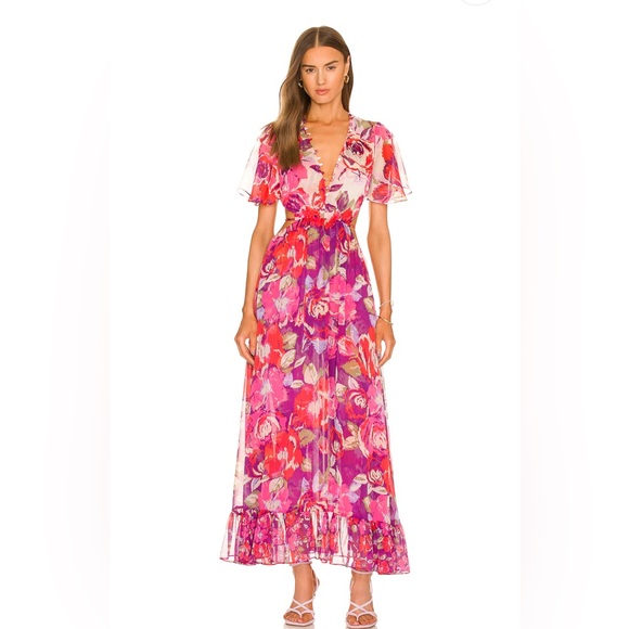 Misa Los Angeles Dresses & Skirts - Misa floral dress